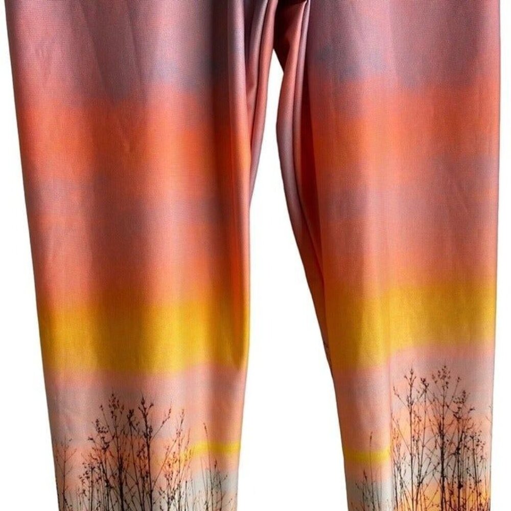 Women's Leggings Size S Ash Photo Design Graphic Art Sunset - Picture 5 of 10
